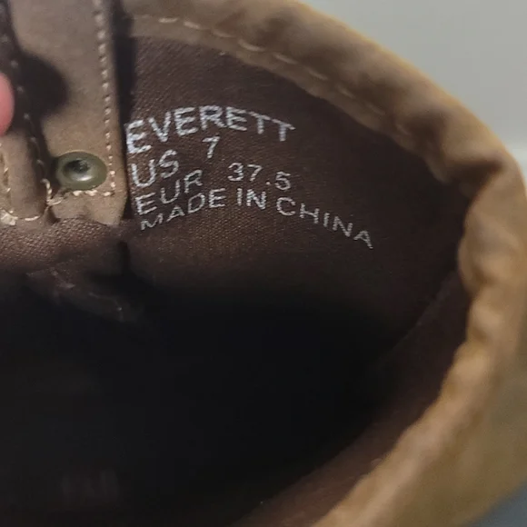 Brown Jusfab Everett boot size 7 - Picture 5 of 6